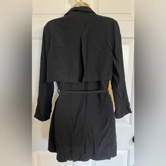 Express Black Belted Coat Blazer in extra small - Picture 2 of 4